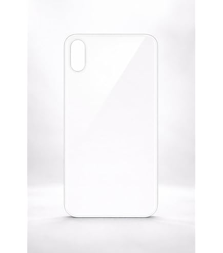 WOWMAX Premium Back Panel Glass for iPhone X (White) | OEM-Grade